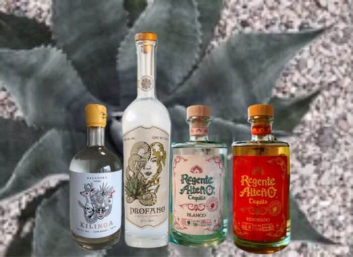 Mexicansk agave alkohol pakke med mezcal, tequila og bacanora