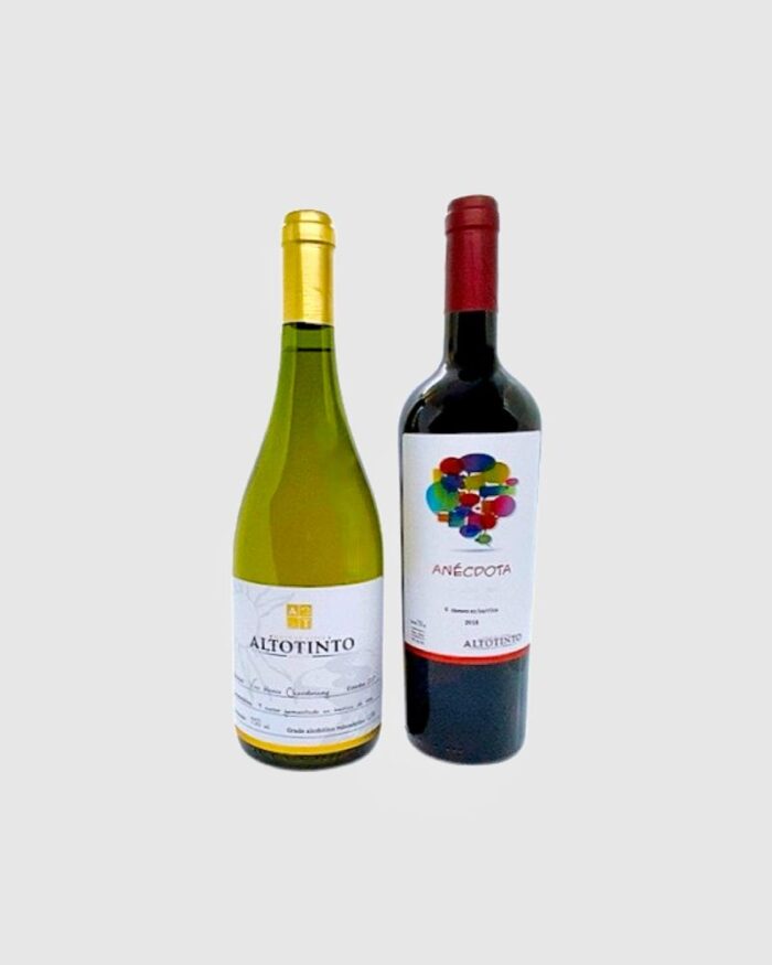 Mexicansk vinpakke med en rødvin og en hvidvin