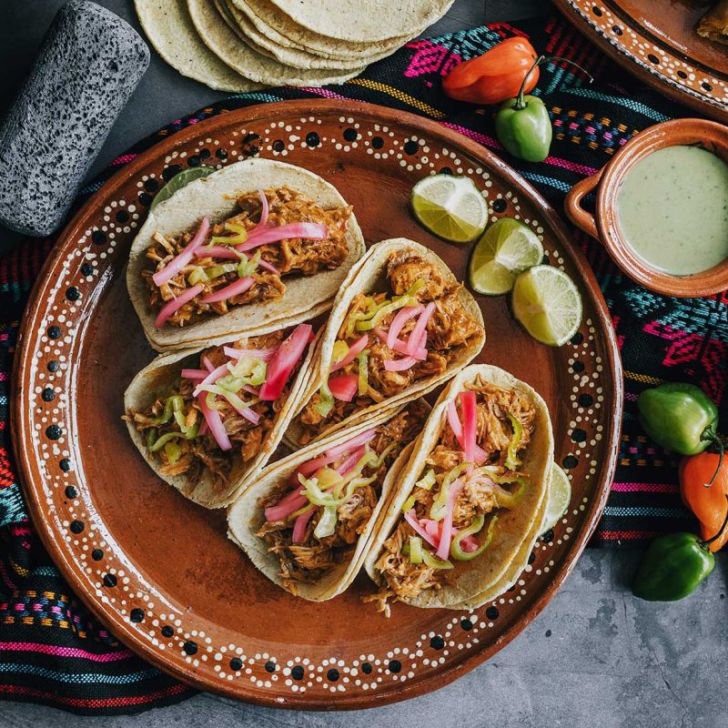 Bløde tacos med cochita pibil